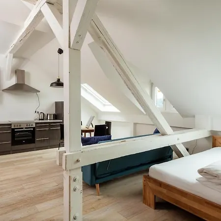 & Bright - Attic In Haeselburg Apartment Gera